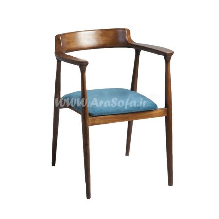 صندلی چوبی فلزی مدل HCH4 - مبل آرا