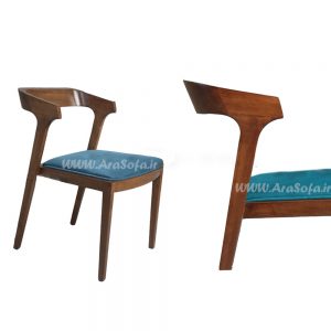 صندلی چوبی فلزی مدل HCH5 - مبل آرا