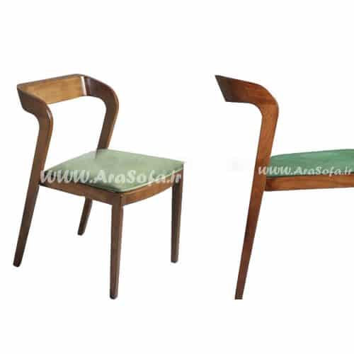 صندلی چوبی فلزی مدل HCH6 - مبل آرا