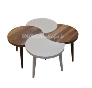میز ۴ عسلی چوبی مدل M13 - مبل آرا